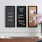 Martha Stewart Everette 18in. x 24in. Cork Board, Chlk Board, Lttr Board Set w/Psh Pns, Mgnts, Liq Chlk, Lttrs, Blk BR-DK20221011-1-BK-MS - alternate 1